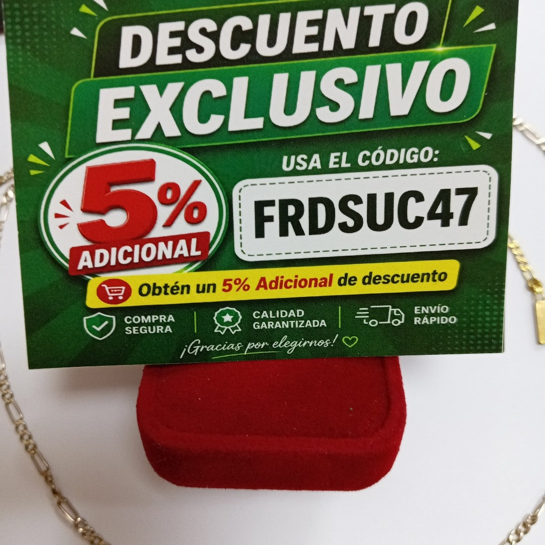 CADENA, DIJE ORO 8 K 9.6 GRMS (SEMINUEVO)