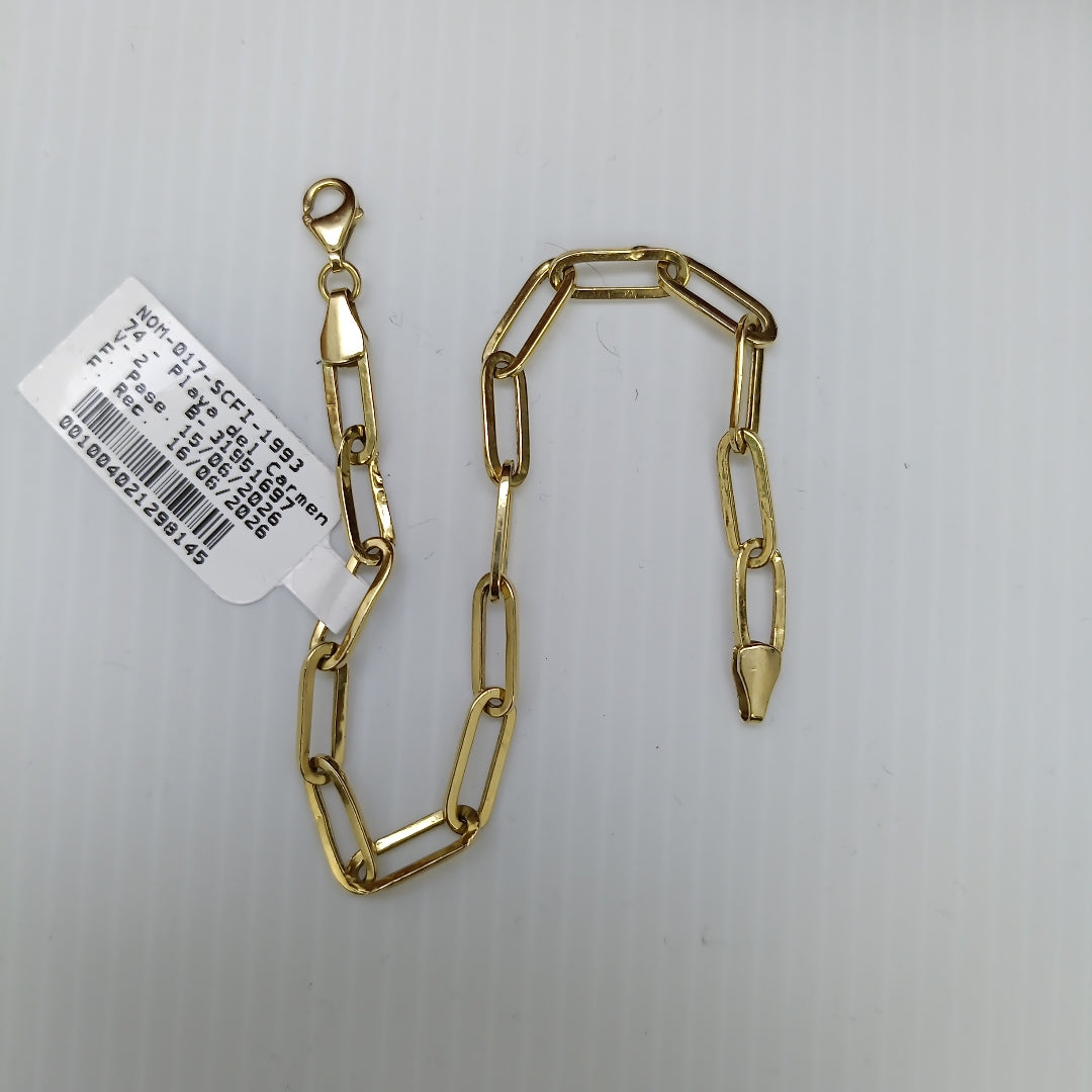 PULSERA ORO 14 K 2.9 GRMS (SEMINUEVO)