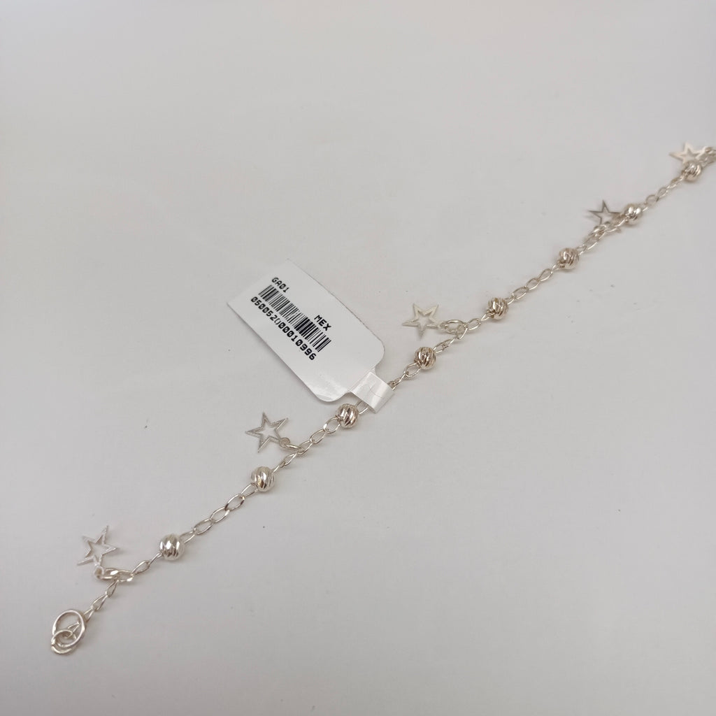 PULSERA TEJIDO ESPECIAL PLATA .925 18 CM 2.7 GR (NUEVO)