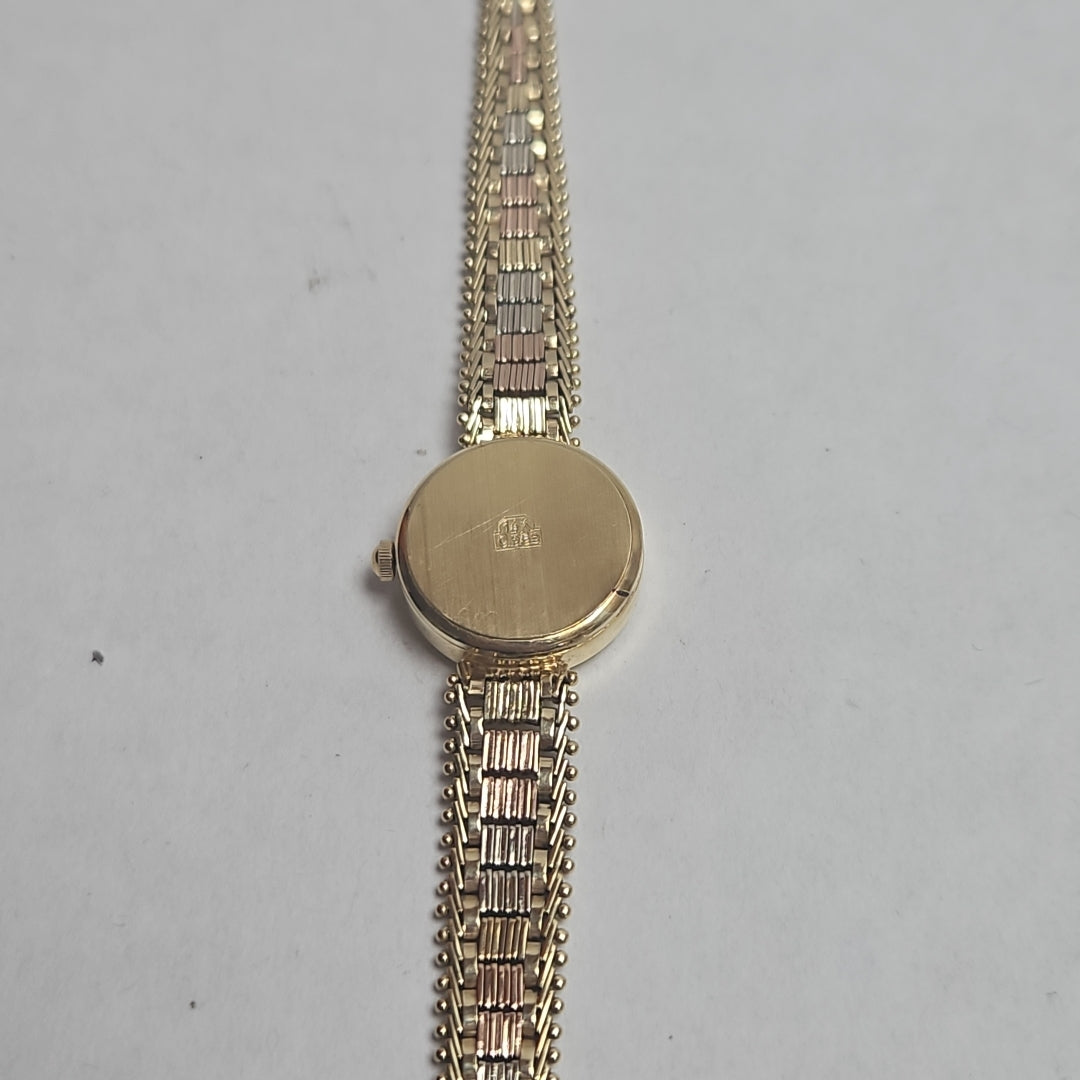 RELOJ CAJA Y PULSO ORO ORO 14 K 20.5 GRMS (SEMINUEVO)