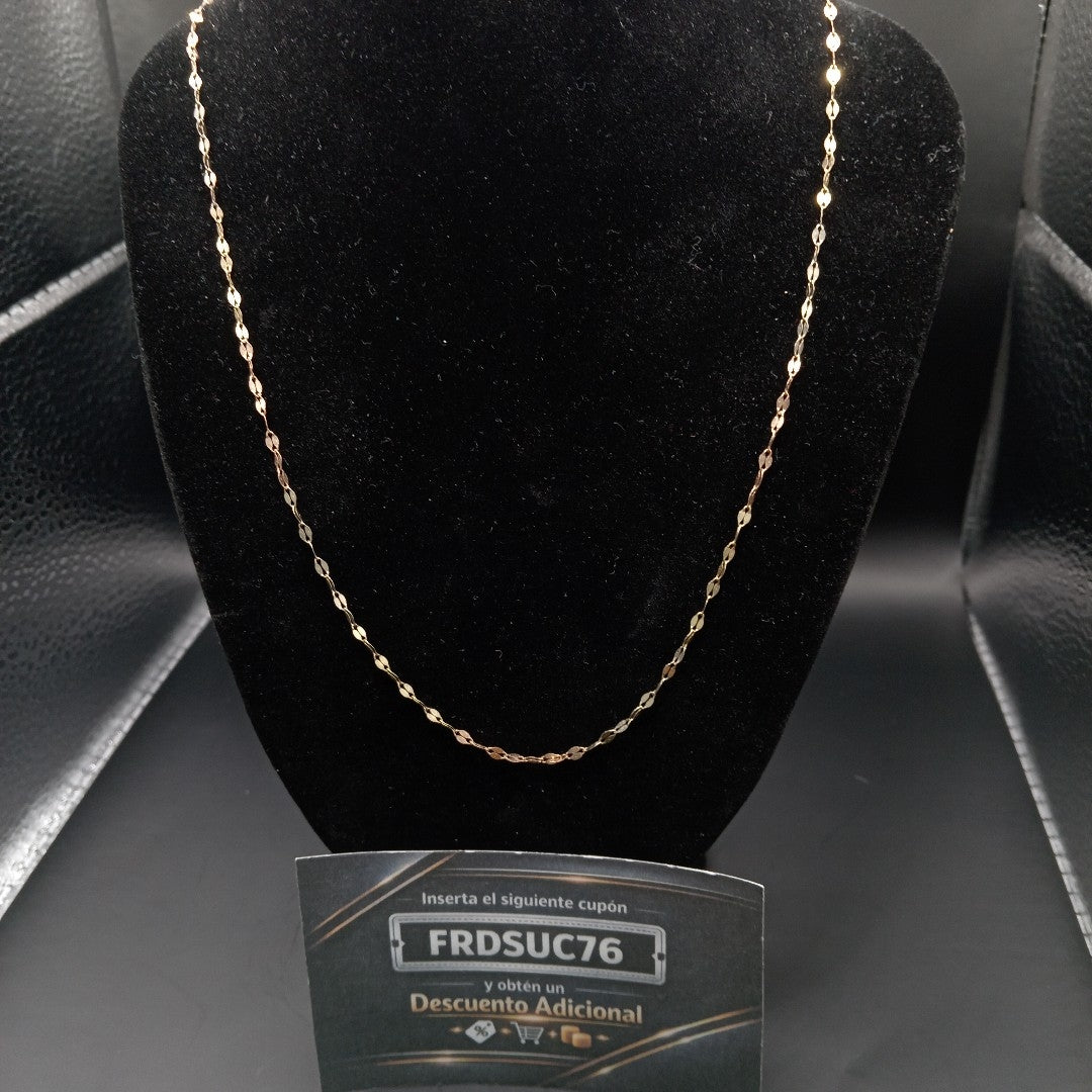 CADENA ORO, ORO COMBINADO 10 K 1 GRMS (SEMINUEVO)