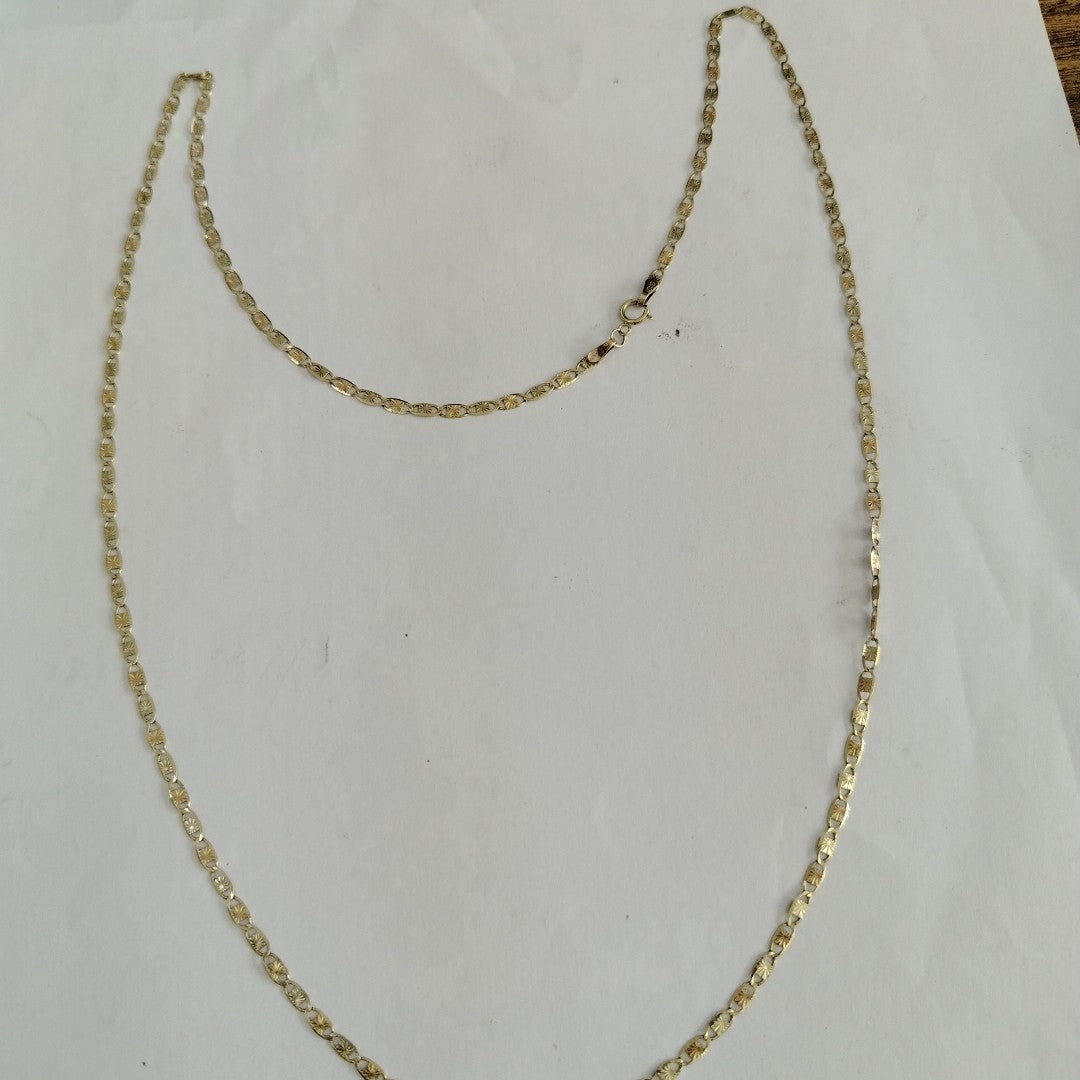 CADENA ORO,ORO COMBINADO 10 K 5,10 GRMS (SEMINUEVO)