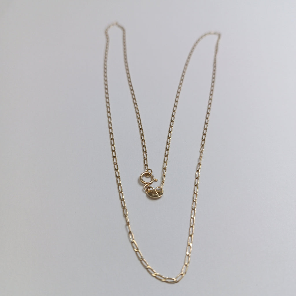 CADENAS TEJIDO ESLABONES ORO 10K 55 CM 1.9 GR (NUEVO)