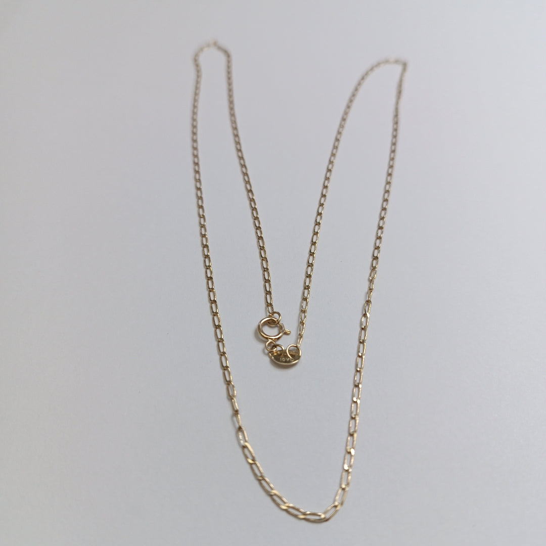 CADENAS TEJIDO ESLABONES ORO 10K 55 CM 1.9 GR (NUEVO)