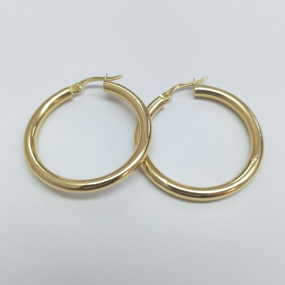 ARRACADAS PAR ORO 14 K 2.3 GRMS (SEMINUEVO)