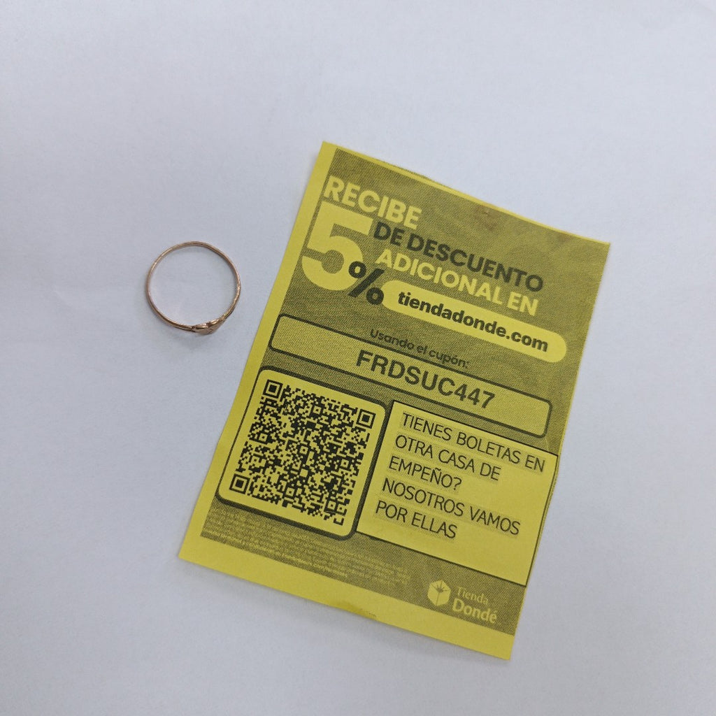 ANILLO ORO 10 K 1 GRMS (SEMINUEVO)