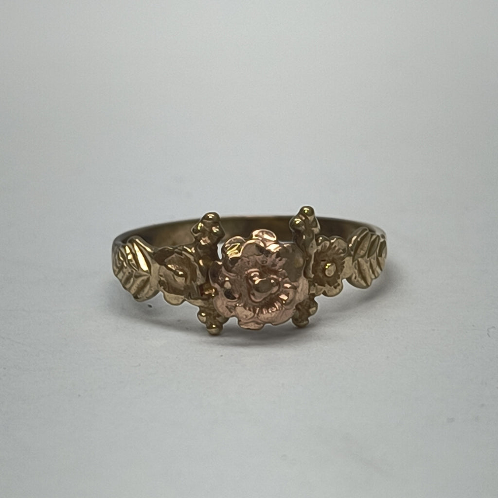 ANILLITO ORO COMBINADO 10 K 2.2 GRMS (SEMINUEVO)