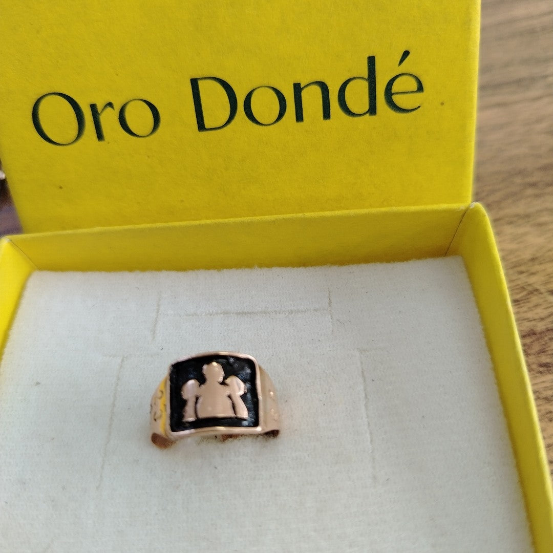 ANILLO DE GRADUACIÓN ORO 8 K 2,10 GRMS (SEMINUEVO)