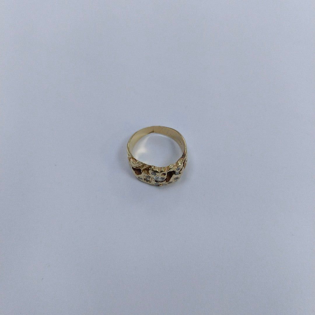 ANILLO ORO 10 K 6.4 GRMS (SEMINUEVO)