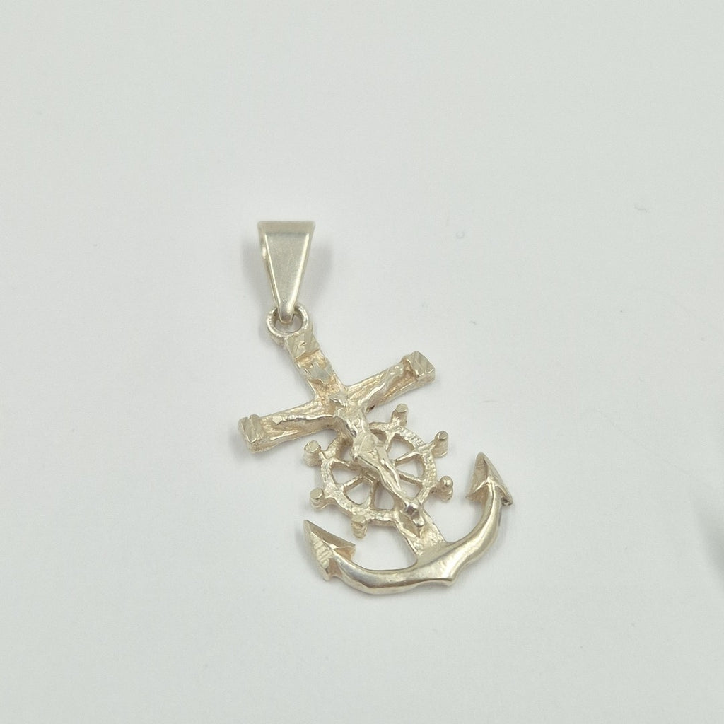 CRISTO EN ANCLA PLATA 3 GRMS (SEMINUEVO)