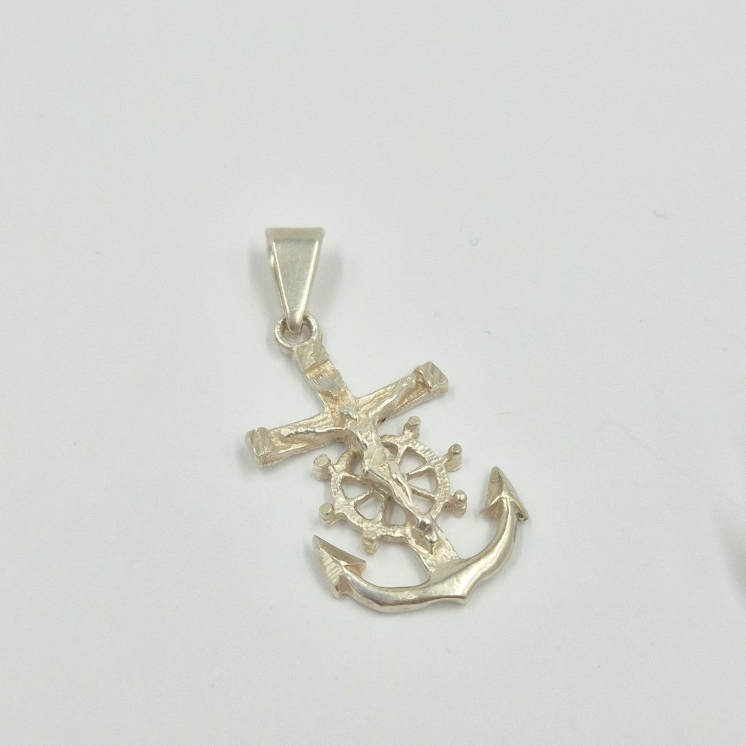 CRISTO EN ANCLA PLATA 3 GRMS (SEMINUEVO)