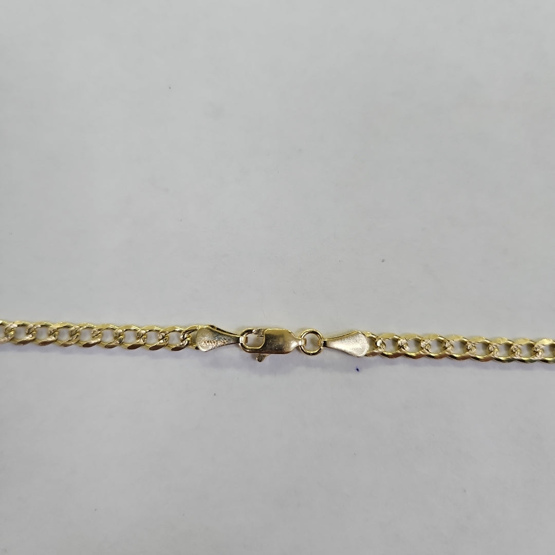 CADENAS BARBADA ORO 14K 55 CM 13.2 GR (NUEVO)