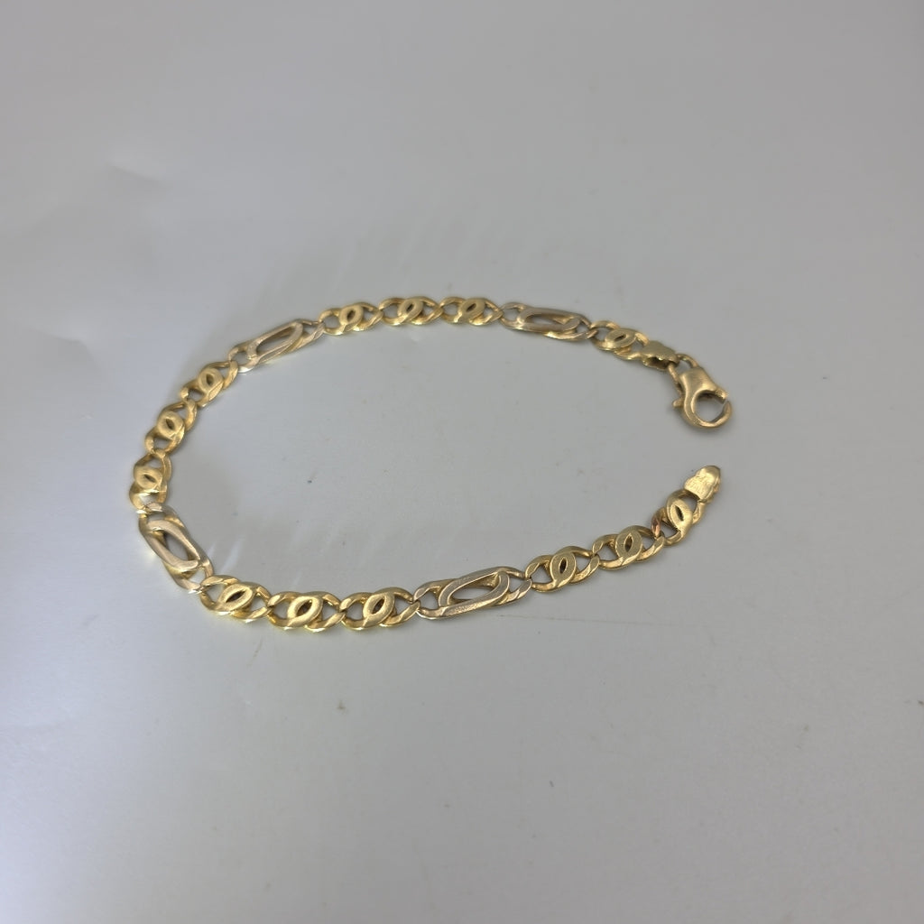 PULSERA ORO,ORO COMBINADO 14 K 13,20 GRMS (SEMINUEVO)