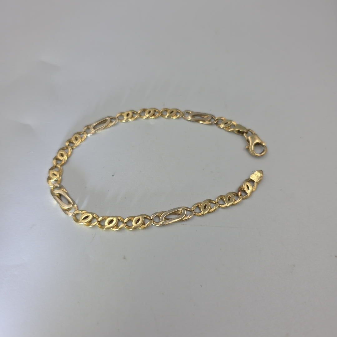PULSERA ORO,ORO COMBINADO 14 K 13,20 GRMS (SEMINUEVO)
