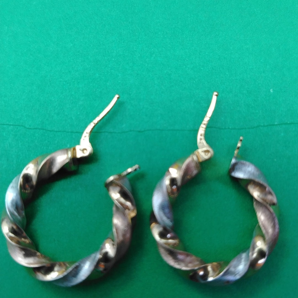 ARRACADAS PAR ORO, RODIADO 14 K 2.1 GRMS (SEMINUEVO)