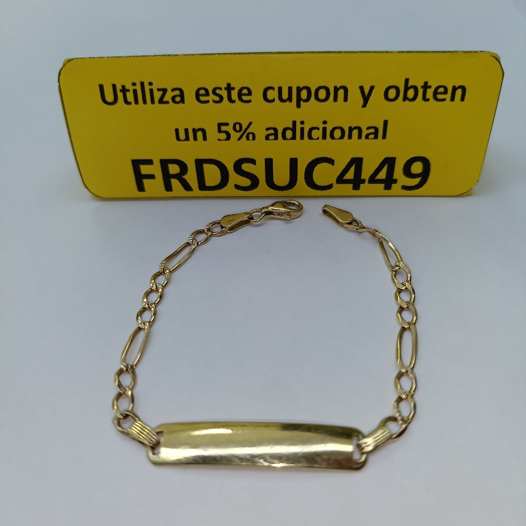 ESCLAVA ORO,RODIADO 14 K 3,20 GRMS (SEMINUEVO)