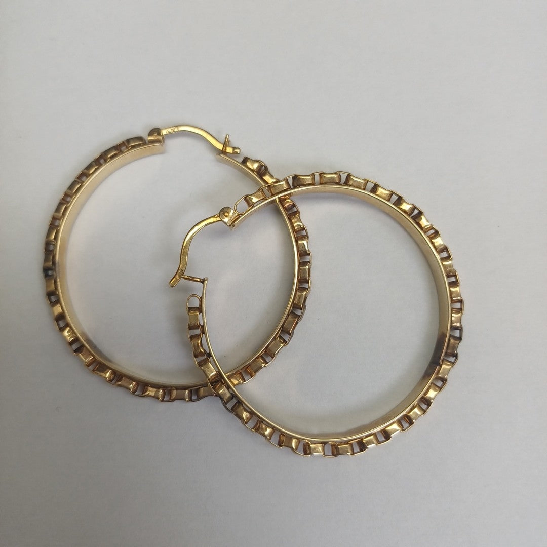ARRACADAS PAR ORO 14 K 15.2 GRMS (SEMINUEVO)