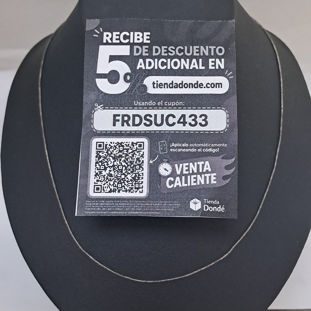 CADENA PLATA 2,50 GRMS (SEMINUEVO)