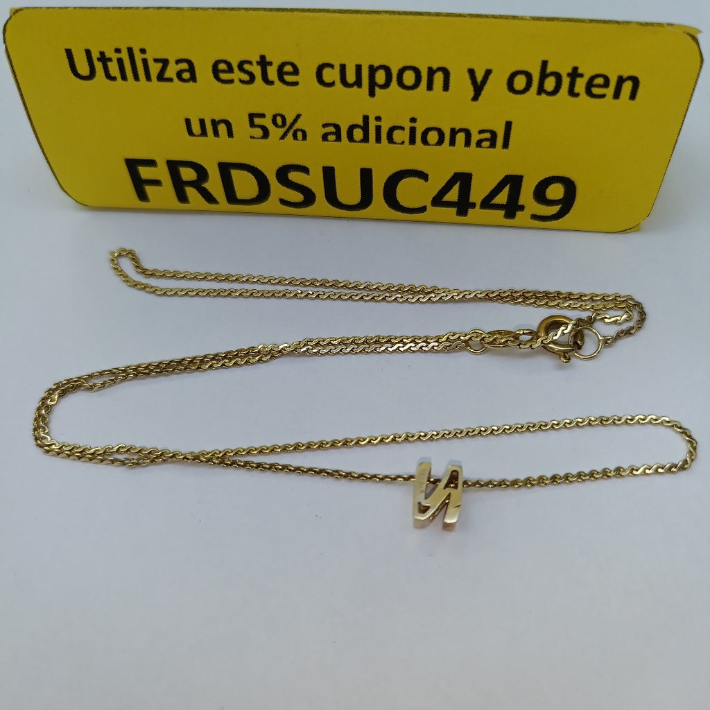 GARGANTILLA ORO 14 K 2.5 GRMS (SEMINUEVO)
