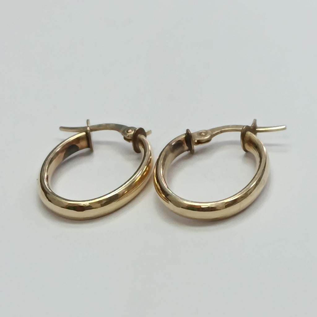 ARRACADAS PAR ORO 14 K 1.5 GRMS (SEMINUEVO)