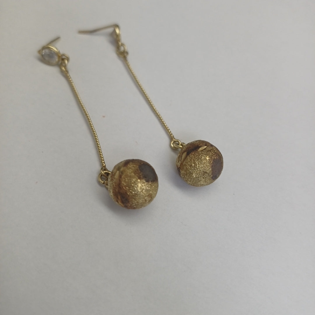 BROQUELES PAR ORO 14 K 4,20 GRMS (SEMINUEVO)