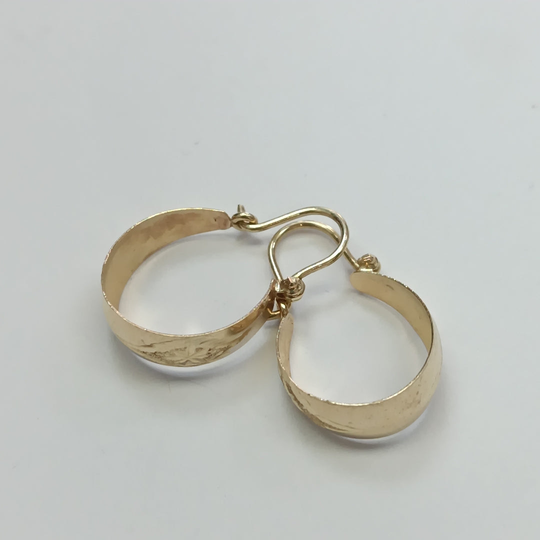 ARRACADAS PAR ORO 14 K 2,20 GRMS (SEMINUEVO)