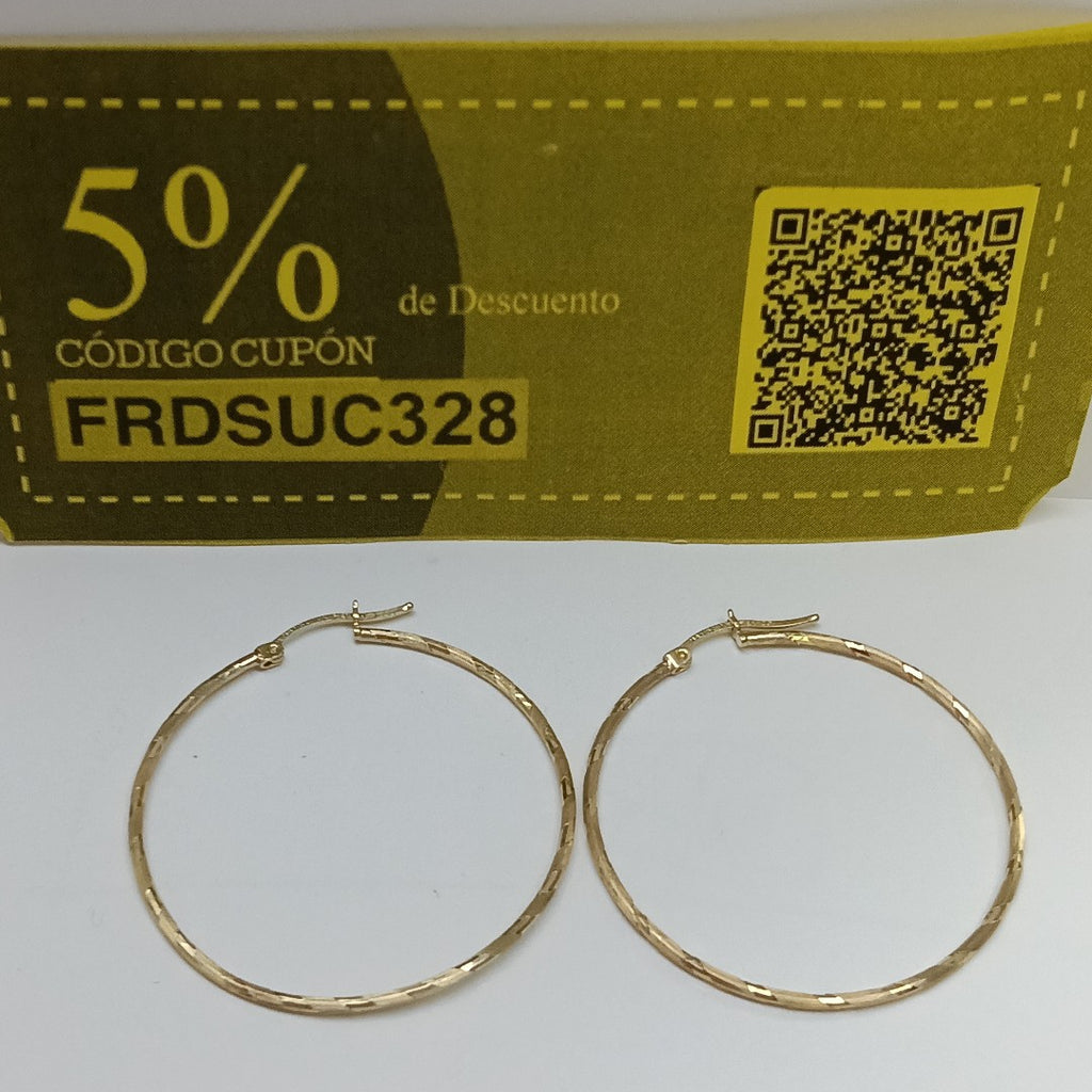 ARRACADAS PAR ORO 10 K 2.6 GRMS (SEMINUEVO)
