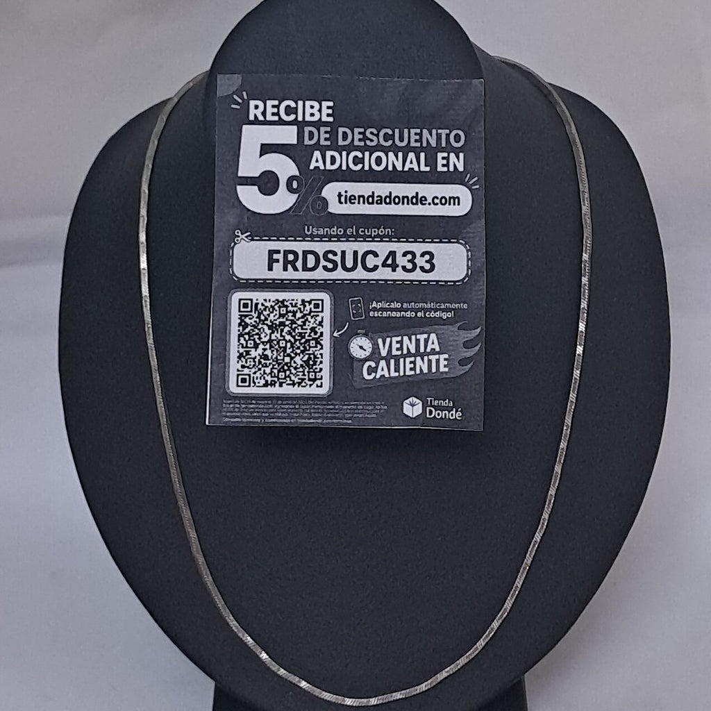 CADENA PLATA 9,90 GRMS (SEMINUEVO)