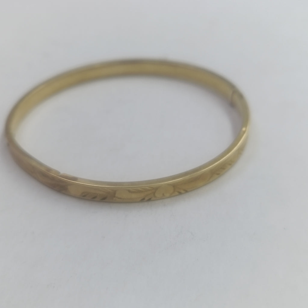 PULSERA RIGIDA ORO 14 K 5.6 GRMS (SEMINUEVO)
