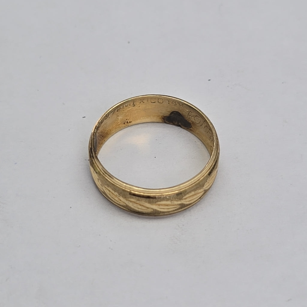 ARGOLLA ORO 14 K 1.9 GRMS (SEMINUEVO)