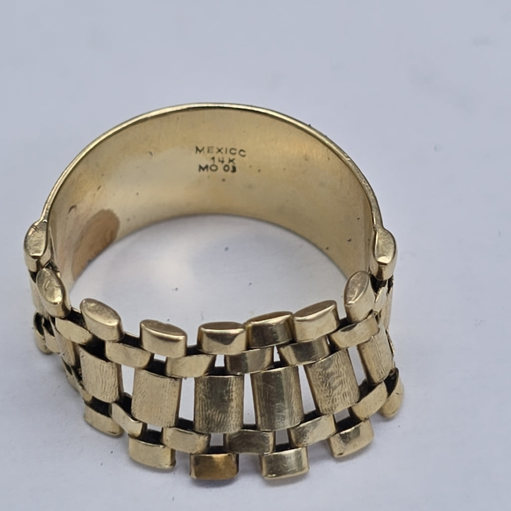 ANILLO ORO 14 K 6.5 GRMS (SEMINUEVO)