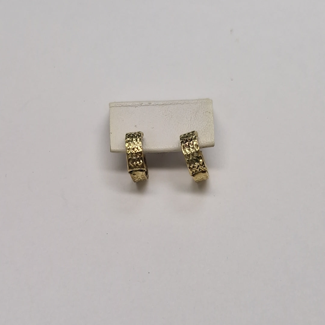 ARRACADAS PAR ORO 10 K 1.4 GRMS (SEMINUEVO)