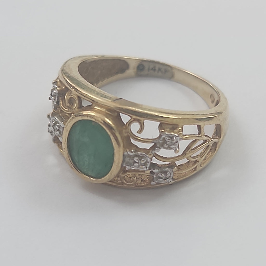 ANILLO ORO 14 K 4,10 GRMS (SEMINUEVO)
