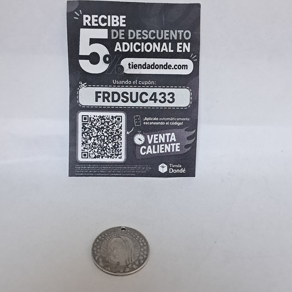 MEDALLA PERSONAL PLATA 5,20 GRMS (SEMINUEVO)