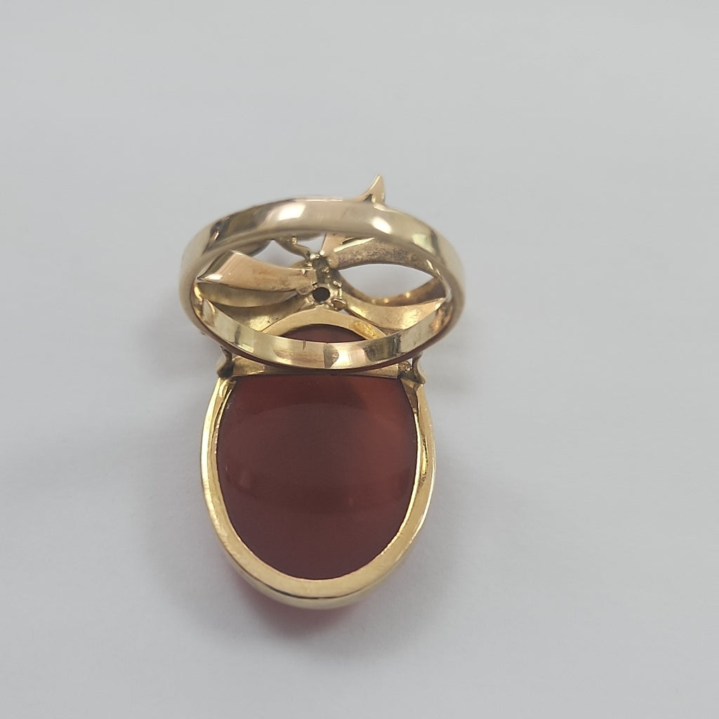 ANILLO ORO 14 K 11.2 GRMS (SEMINUEVO)