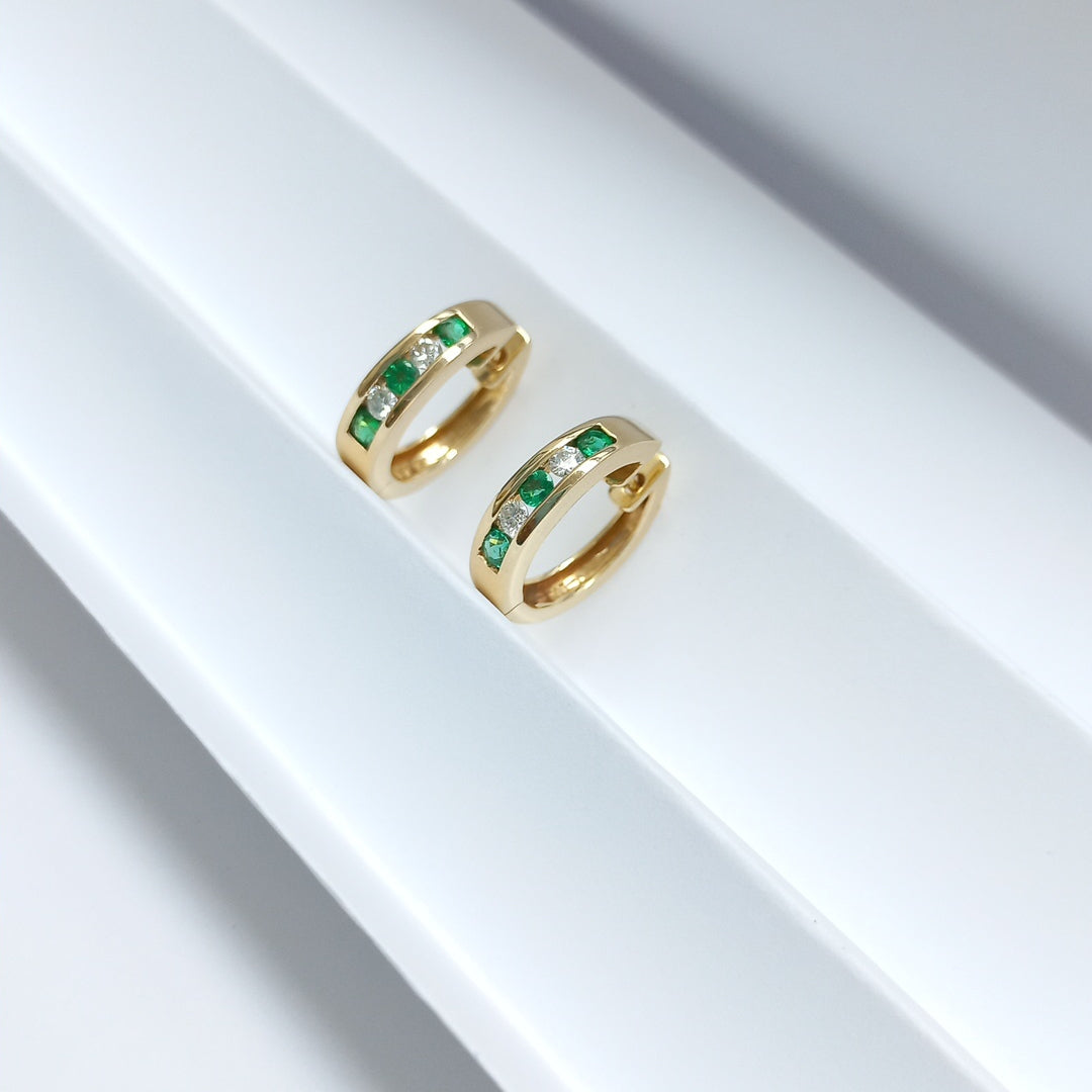 ARRACADAS PAR ORO 14 K 5,20 GRMS (SEMINUEVO)