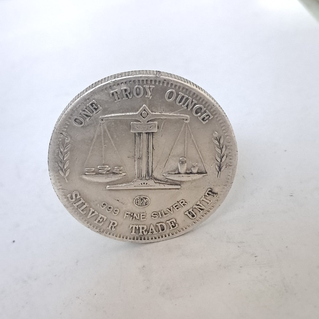 MEDALLA CONMEMORATIVA PLATA 31,00 GRMS (SEMINUEVO)