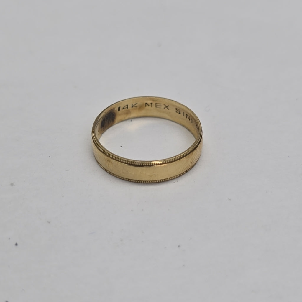 ARGOLLA ORO 14 K 1.4 GRMS (SEMINUEVO)