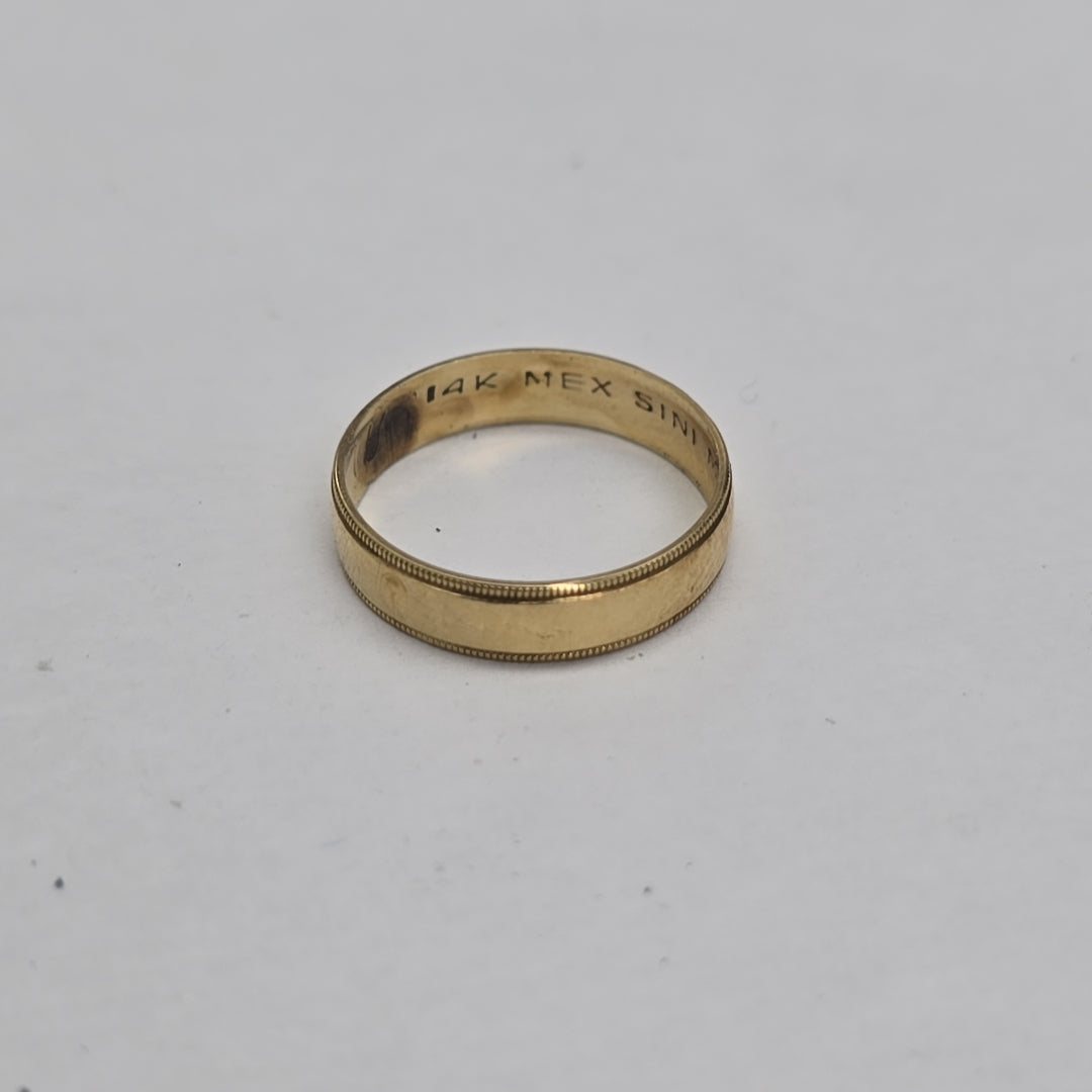 ARGOLLA ORO 14 K 1.4 GRMS (SEMINUEVO)