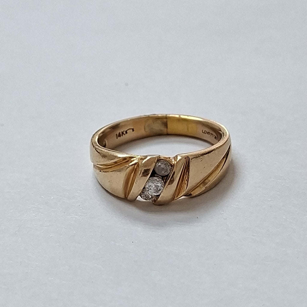 SOLITARIO ORO 14 K 9,10 GRMS (SEMINUEVO)