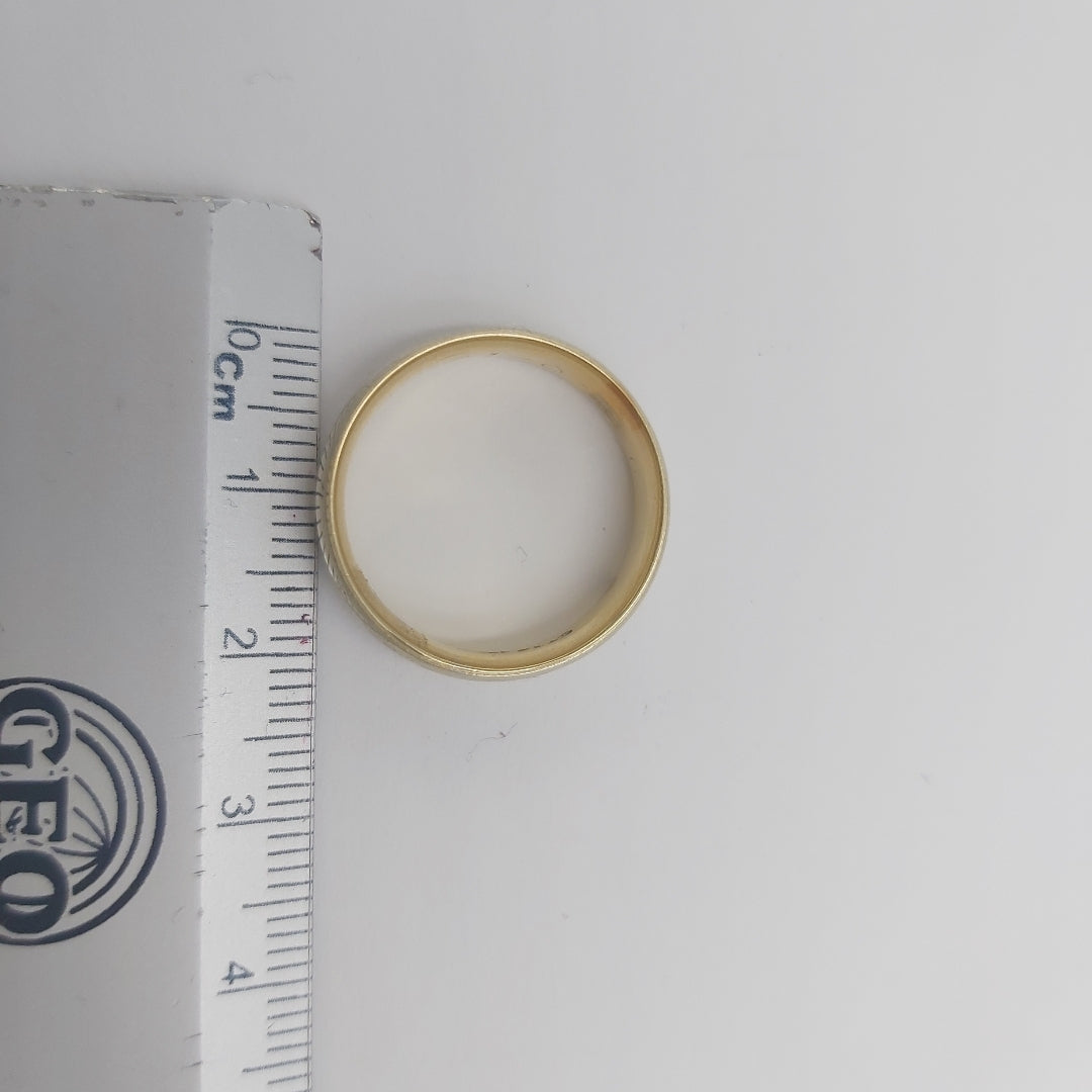 ARGOLLA ORO COMBINADO 14 K 6,10 GRMS (SEMINUEVO)