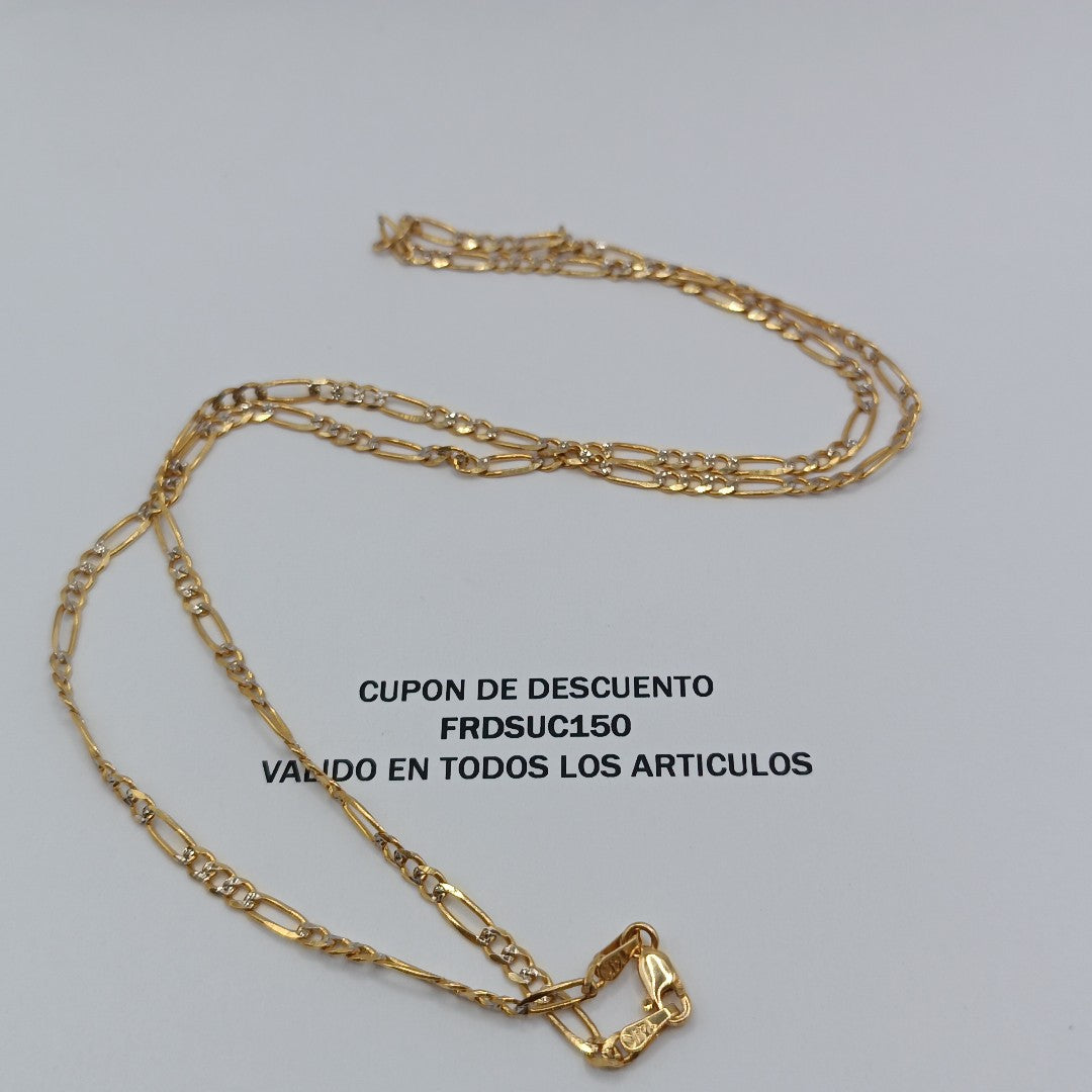 CADENA TEJIDO 3X1 9.1G 60 CM (NUEVO)