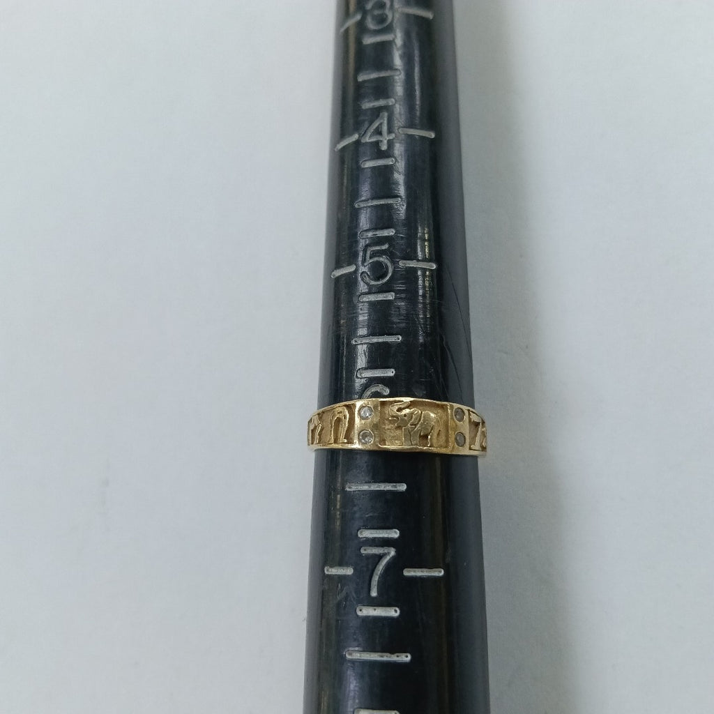 ARGOLLA DE LA SUERTE ORO 14 K 2.1 GRMS (SEMINUEVO)