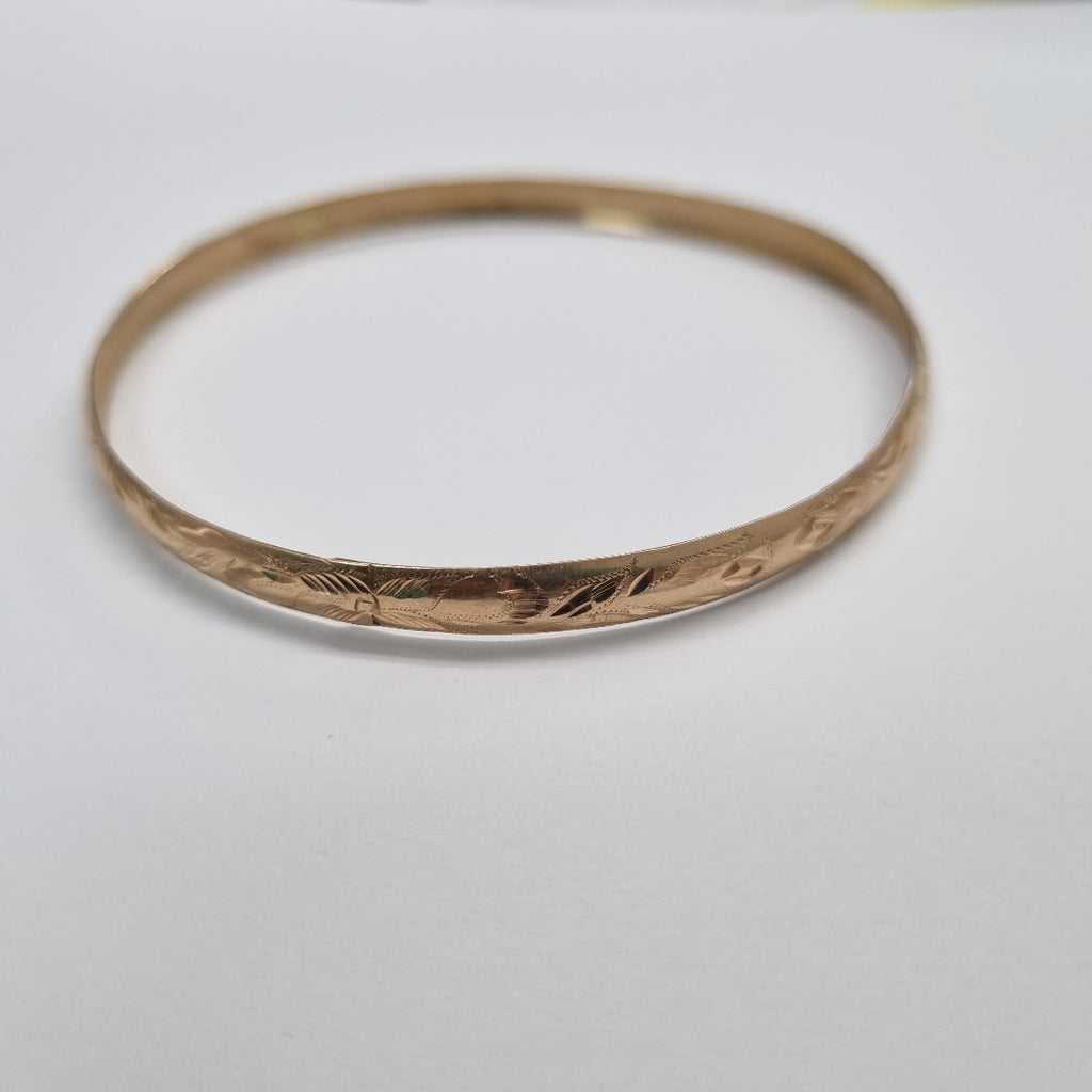 PULSERA RIGIDA ORO 10 K 5.8 GRMS (SEMINUEVO)