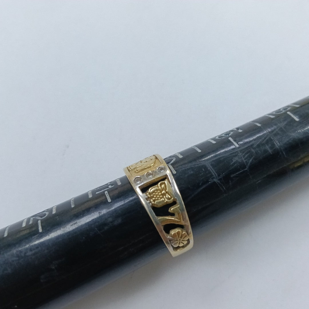 ARGOLLA DE LA SUERTE ORO 14 K 5,20 GRMS (SEMINUEVO)
