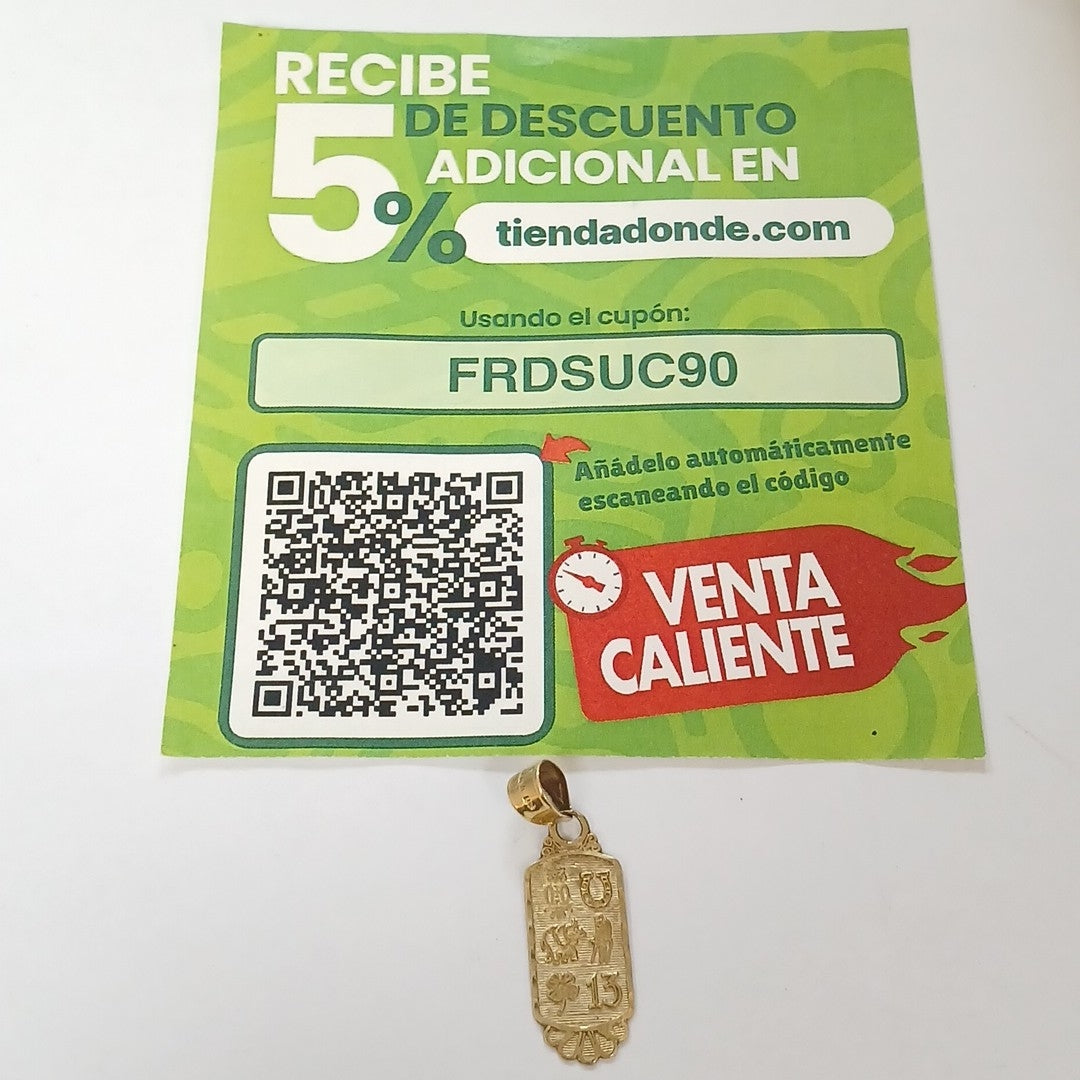 DIJE ORO 14 K 1.3 GRMS (SEMINUEVO)