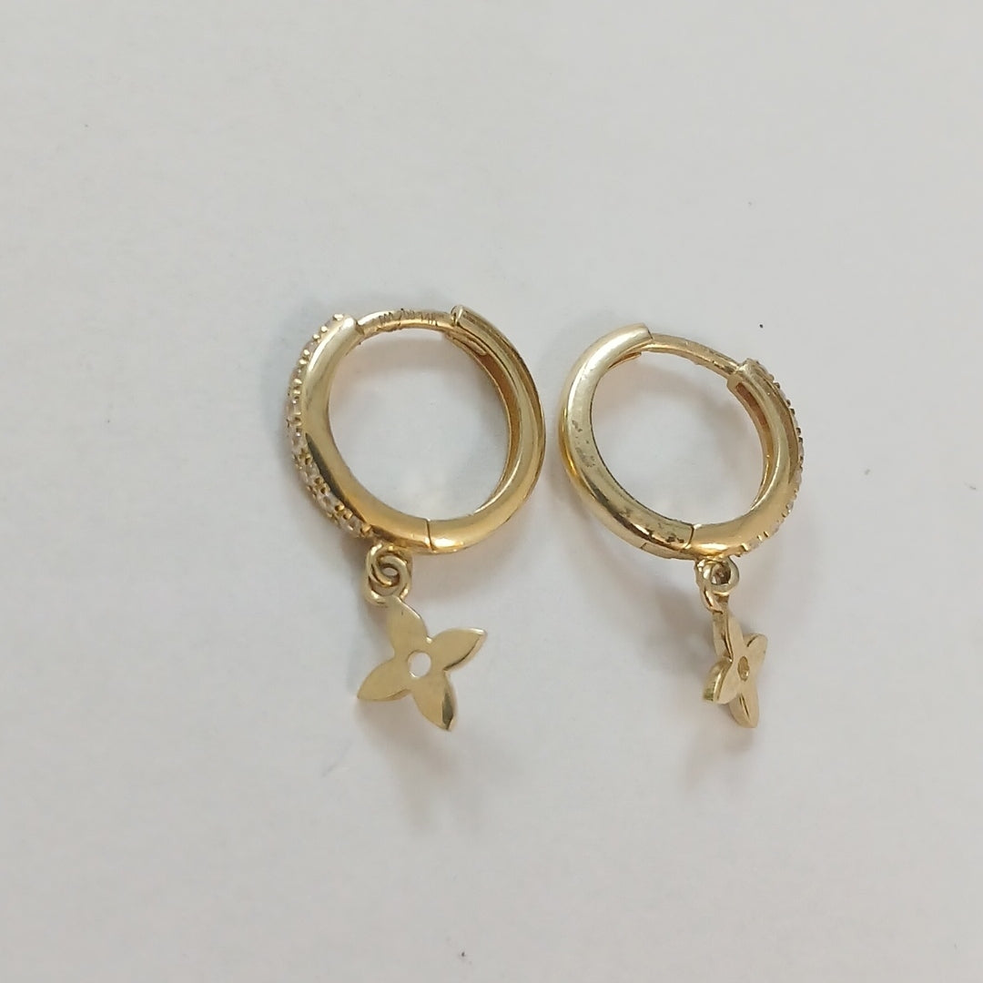 ARRACADAS PAR ORO 14 K 1,90 GRMS (SEMINUEVO)