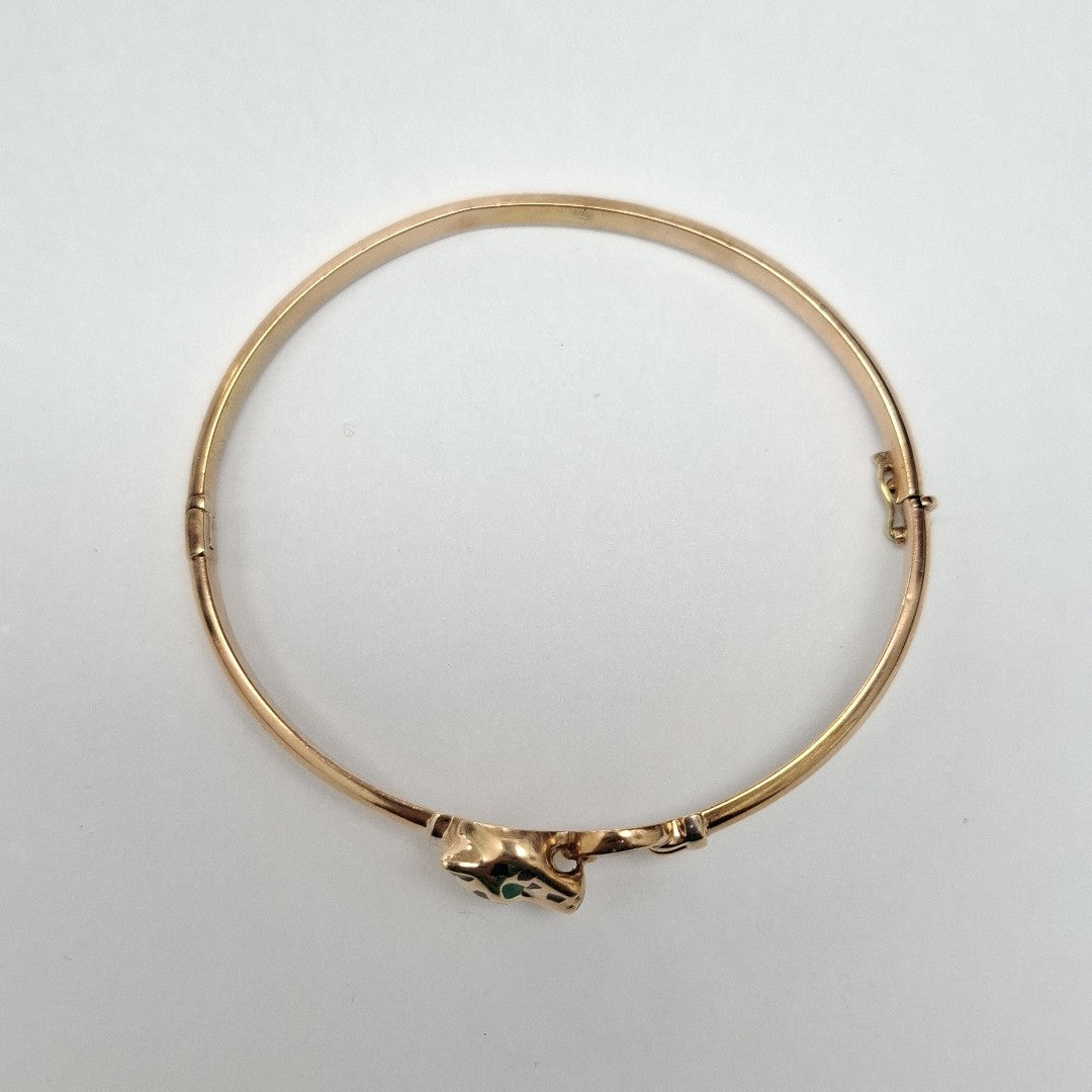 PULSERA RIGIDA ORO 10 K 6.8 GRMS (SEMINUEVO)