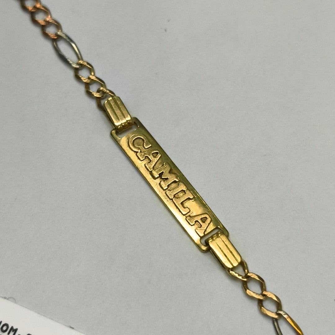 ESCLAVA ORO COMBINADO 10 K 3,10 GRMS (SEMINUEVO)