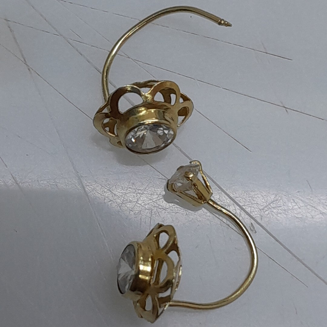 BROQUELES PAR ORO 10 K 0,40 GRMS (SEMINUEVO)